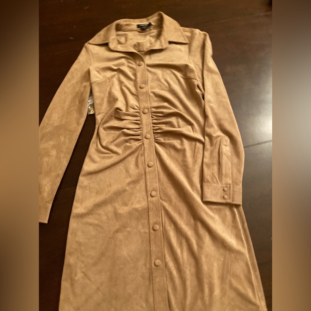NWT Leonie Shirt Dress Sz. 2 by Marciano Guess in blonde ambition color